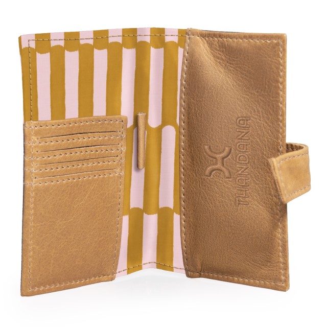 Thandana Laminated Fabric Mini Travel Wallet - Indie Sunset