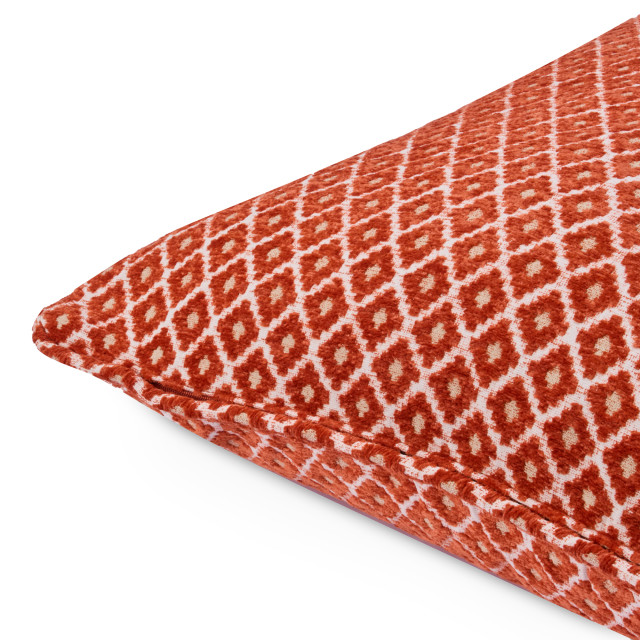Humble & Mash Geo Chenille Caramel Scatter Cushion Cover, 60cm x 60cm