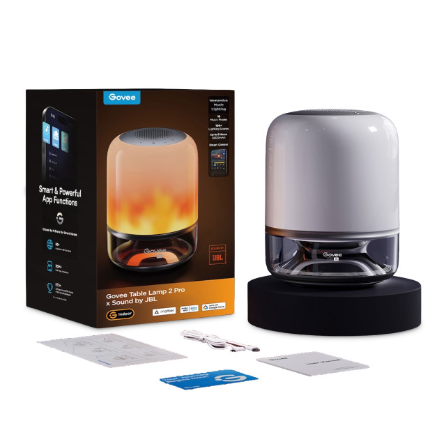 Govee Smart Table Lamp 2 Pro & Speaker Sound by JBL