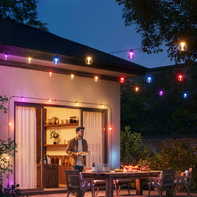 Govee RGBW Outdoor Clear Smart String Lights, 14.6m