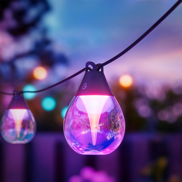Govee RGBW Outdoor Clear Smart String Lights, 14.6m