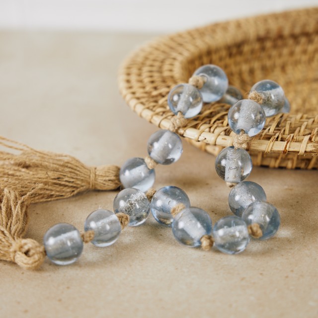Thread Office Glass and Jute Decor beads Objet