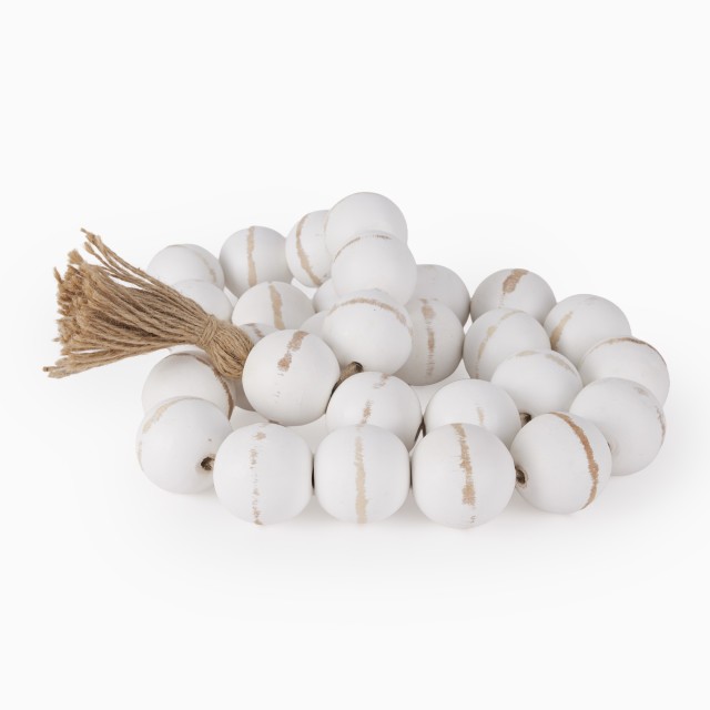 Thread Office Mango Wood and Jute Decor beads Objet