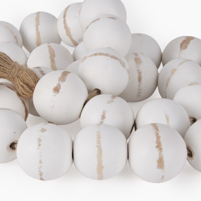 Thread Office Mango Wood and Jute Decor beads Objet