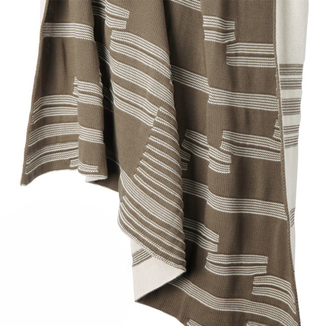 Haven & Hue Linear Knitted Throw, 130cm x 170cm