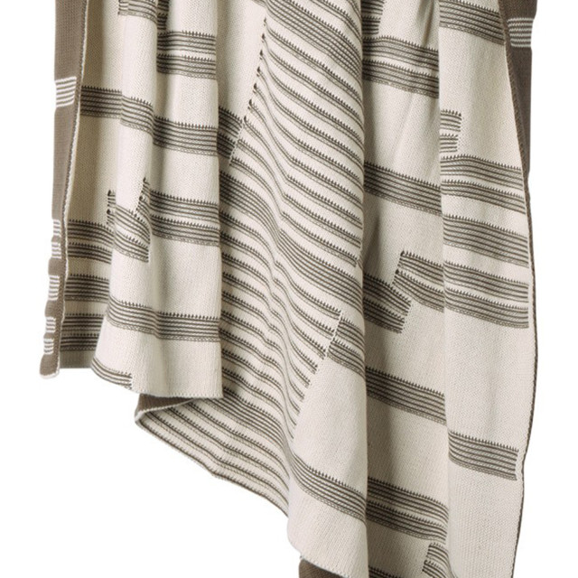Haven & Hue Linear Knitted Throw, 130cm x 170cm