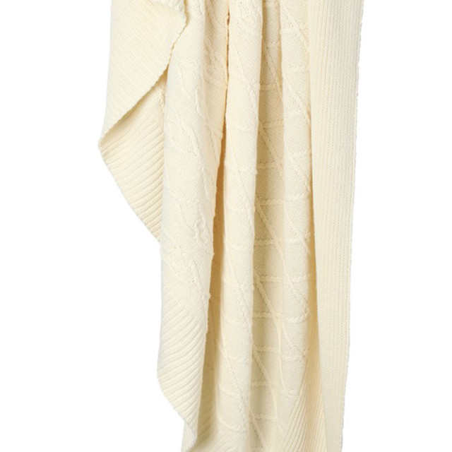 Haven & Hue Diamonds Knitted Throw, 130cm x 170cm