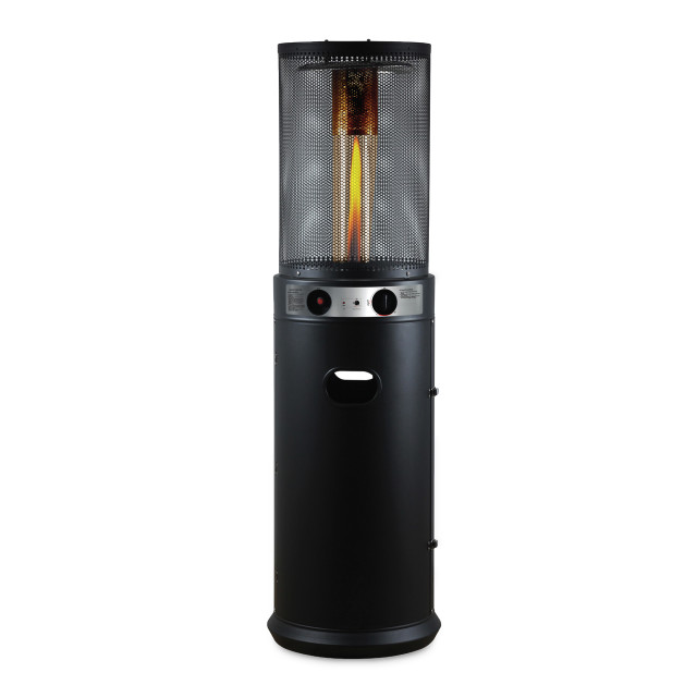 Alva Outdoor Patio Heater with Glass Flame Tube