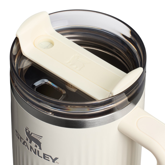Stanley The Quencher H2.0 Fluted Tumbler, 1.18L -  Cream Gloss