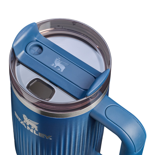 Stanley The Quencher H2.0 Fluted Tumbler, 890ml - Glacial Blue Shine