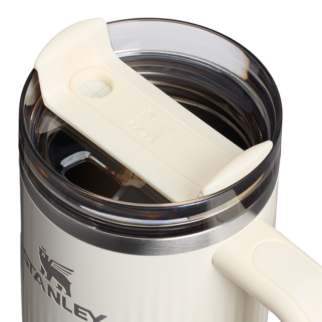 Stanley The Quencher H2.0 Fluted Tumbler, 890ml - Cream Gloss