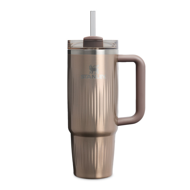 Stanley The Quencher H2.0 Fluted Tumbler, 890ml - Pale Gold Shine