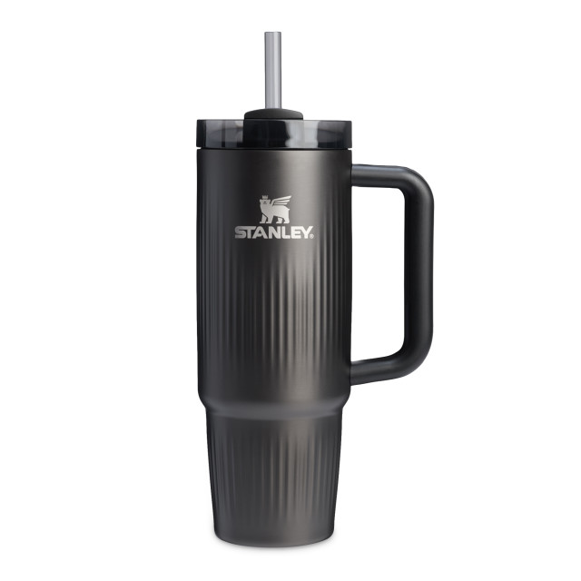 Stanley The Quencher H2.0 Fluted Tumbler, 890ml - Black PVD