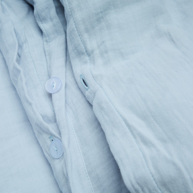 Humble & Mash Blue Muslin Duvet Cover Set - Double