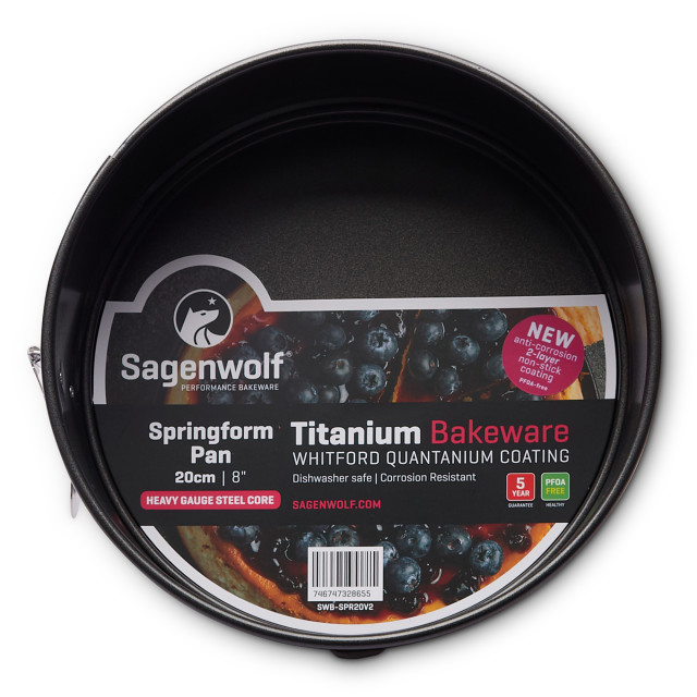 Sagenwolf Titanium Series Non-Stick Springform Cake Pan 20cm