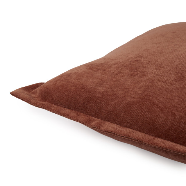 Humble & Mash Moretti Oxford Picante Scatter Cushion With Feather Blend Inner, 50cm x 50cm