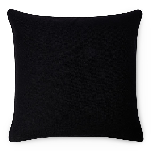 Humble & Mash Moldova Black Scatter Cushion With Feather Blend Inner, 60cm x 60cm
