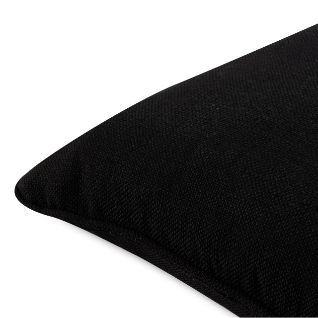 Humble & Mash Moldova Black Scatter Cushion With Feather Blend Inner, 60cm x 60cm