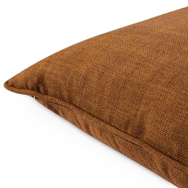 Humble & Mash Moldova Tobacco Scatter Cushion With Feather Blend Inner, 60cm x 60cm