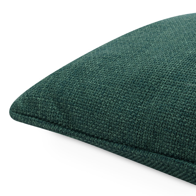 Humble & Mash Grounded Forest Green Scatter Cushion With Feather Blend Inner, 40cm x 70cm