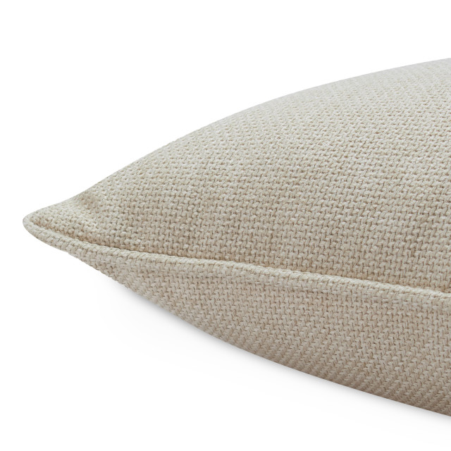 Humble & Mash Grounded Natural Scatter Cushion With Feather Blend Inner, 40cm x 70cm