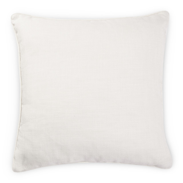 Humble & Mash Moldova Whisper White Scatter Cushion with Feather Blend Inner, 60cm x 60cm