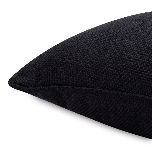 Humble & Mash Grounded Black Scatter Cushion With Feather Blend Inner, 40cm x 70cm