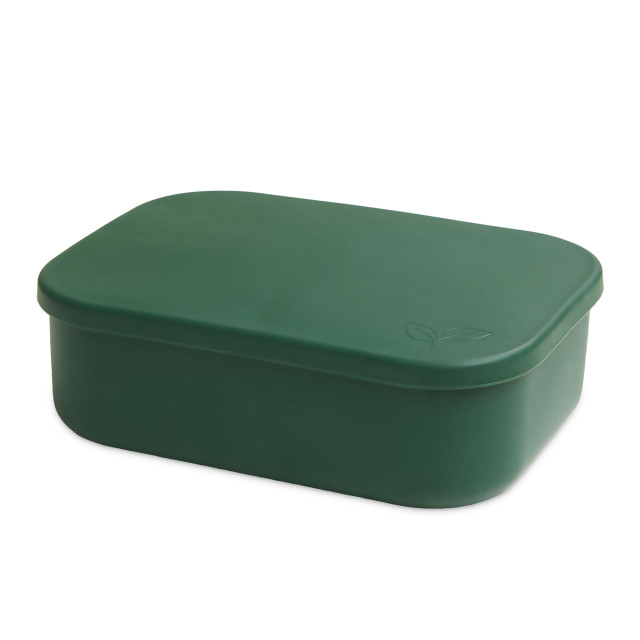 MicroGarden 3-Portion Silicone Bento Lunchbox - Moss