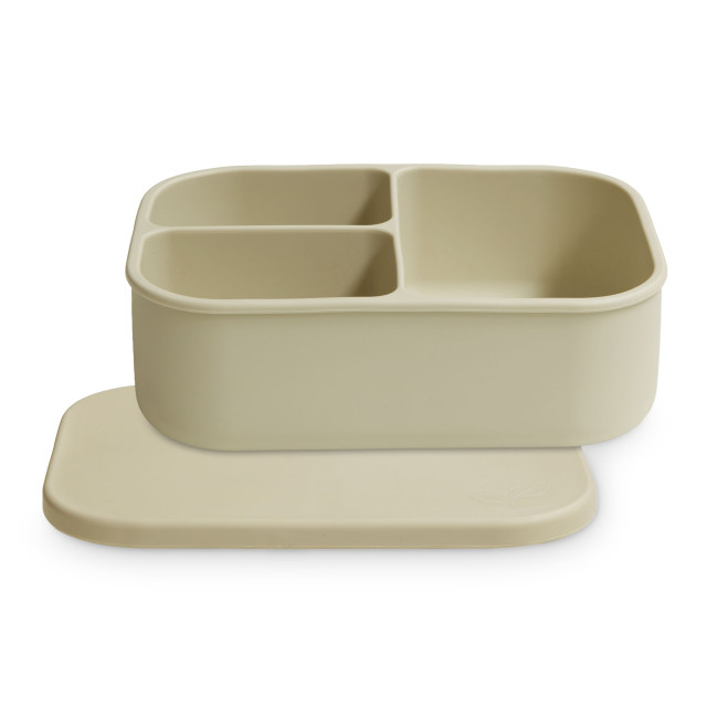 MicroGarden 3-Portion Silicone Bento Lunchbox - Mushroom