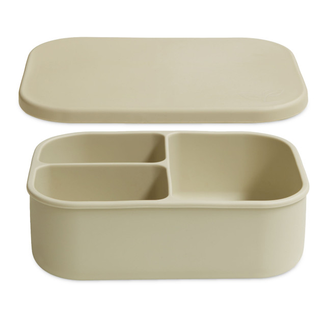 MicroGarden 3-Portion Silicone Bento Lunchbox - Mushroom