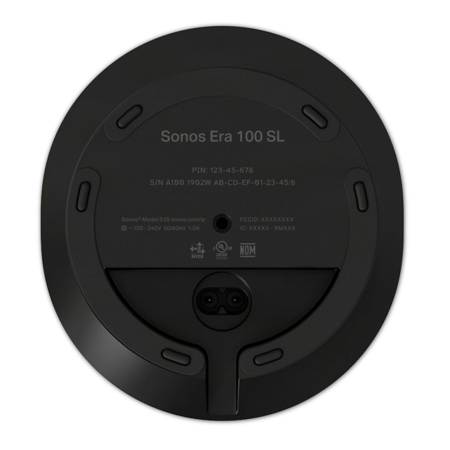 Sonos Era 100 SL Smart Bluetooth Wi-Fi Speaker - Black