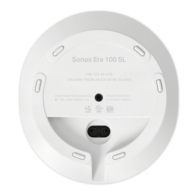 Sonos Era 100 SL Smart Bluetooth Wi-Fi Speaker - White