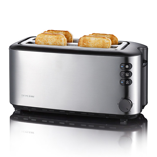 Severin Long Slot 4-Slice Toaster, 1400W