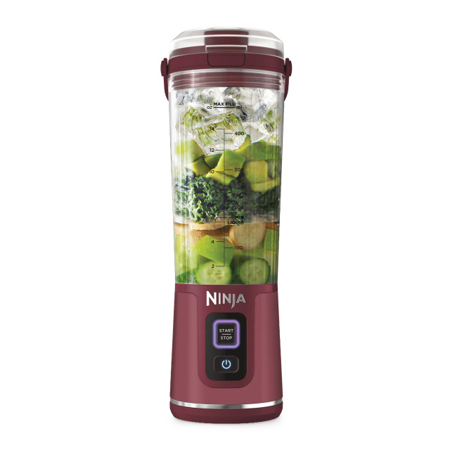 Ninja Blast Cordless Portable Blender, 100W - Cherry