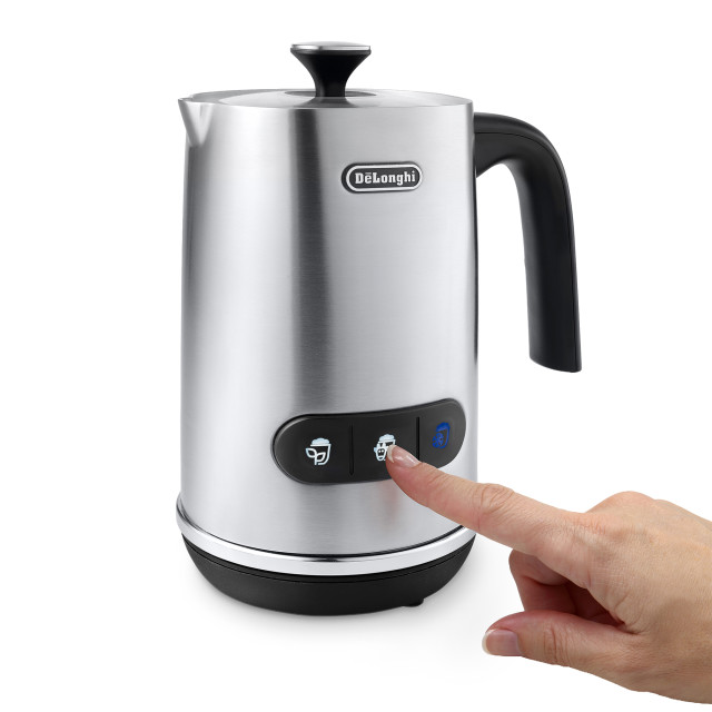 DeLonghi LatteMix Hot & Cold Milk Frother, 250ml