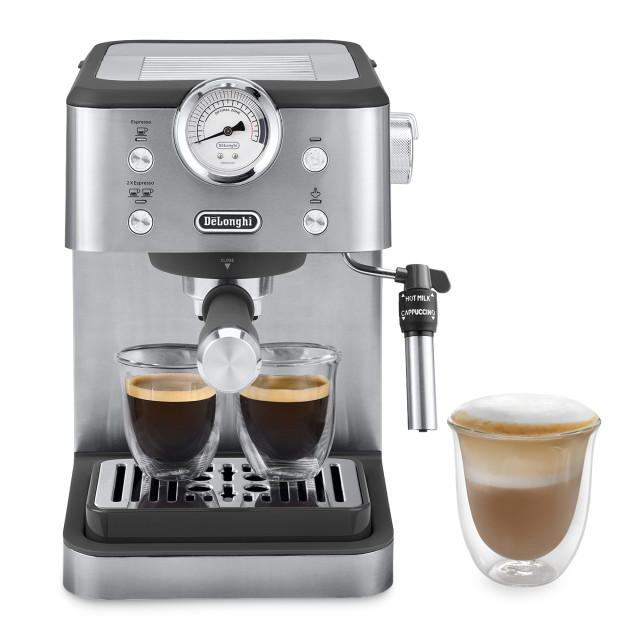 DeLonghi Classic Manual Espresso Coffee Machine, EM450.M