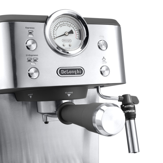 DeLonghi Classic Manual Espresso Coffee Machine, EM450.M