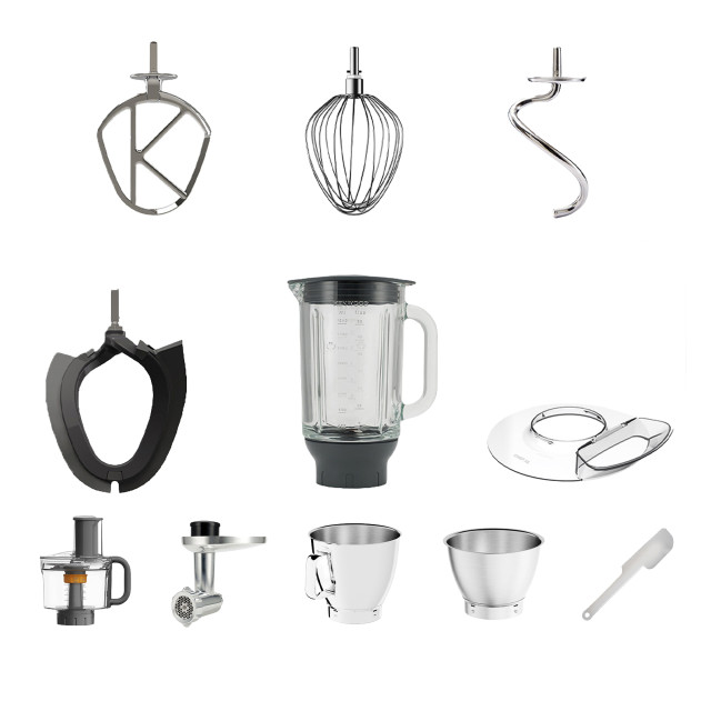 Kenwood Titanium Chef Baker Stand Mixer Super Pack, KVL85.594SI