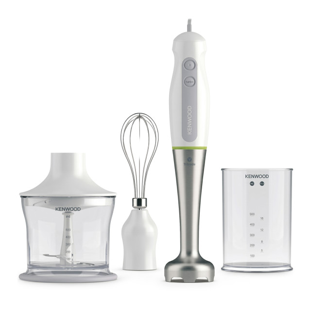Kenwood Triblade Hand Blender with Whisk & Chopper, 600W