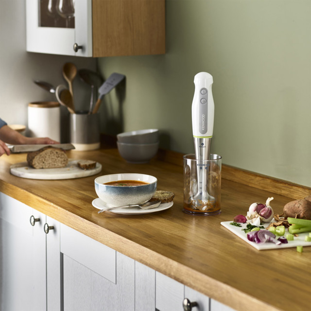 Kenwood Triblade Hand Blender with Beaker, 600W