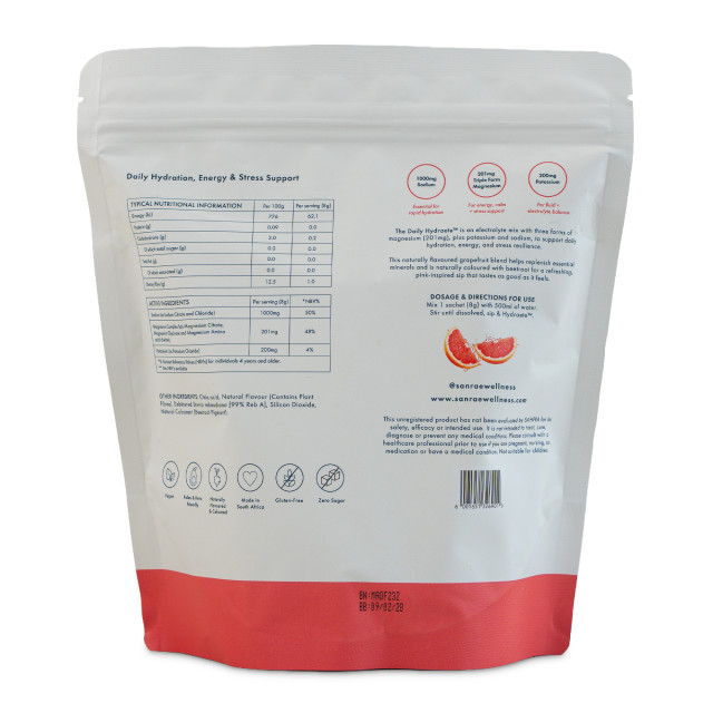 SANRAE The Daily Hydraete Salty Grapefruit Electrolyte Mix, 240g