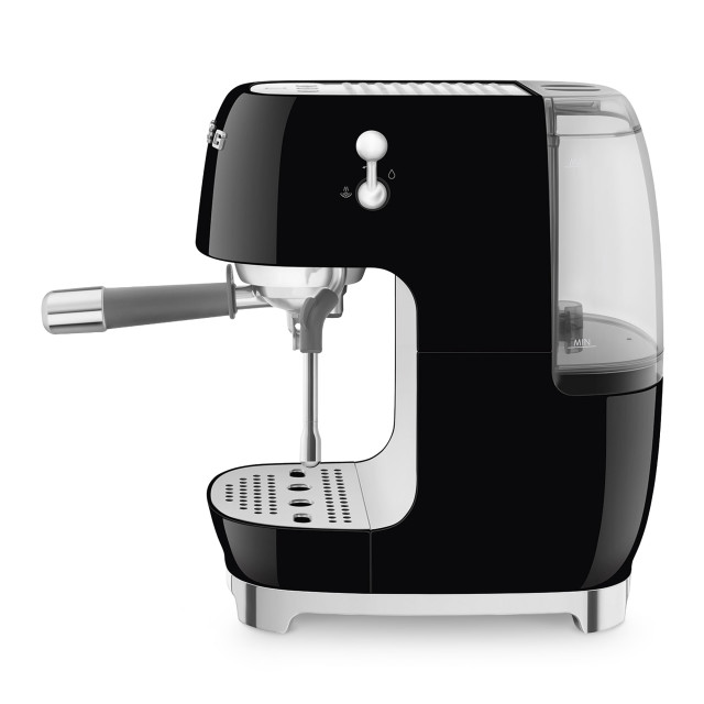 Smeg Manual Espresso Coffee Machine with Cold Brew - Black