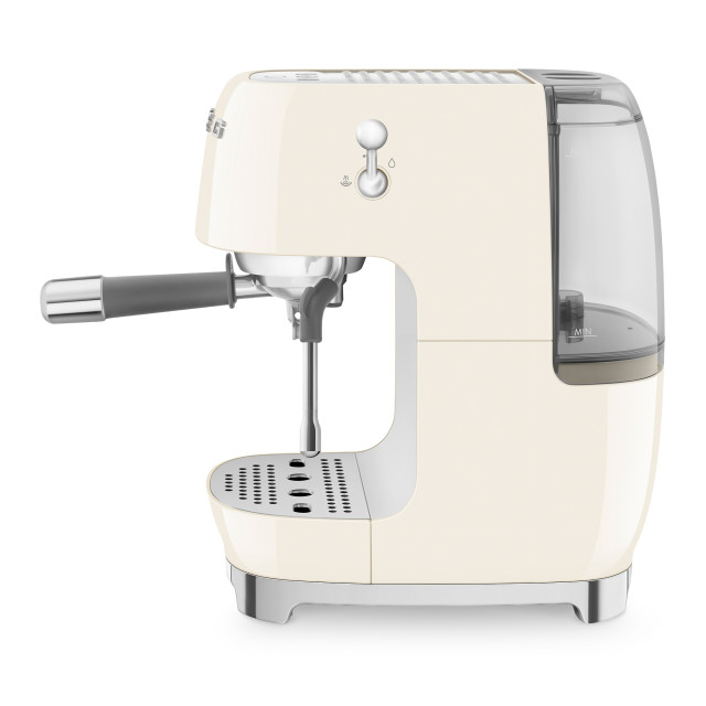 Smeg Manual Espresso Coffee Machine with Cold Brew - Cream