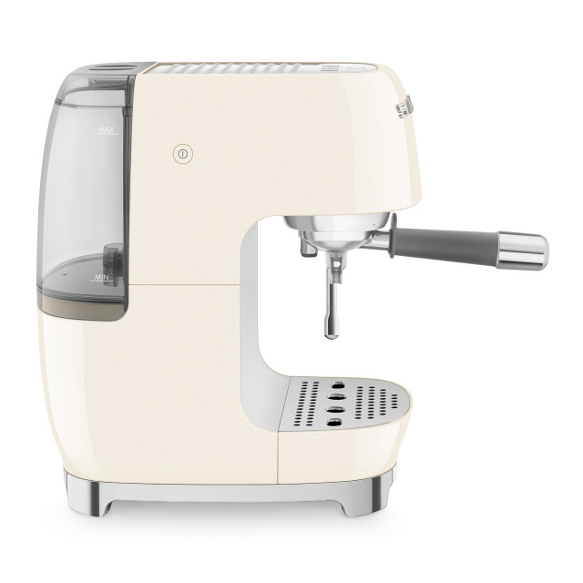 Smeg Manual Espresso Coffee Machine with Cold Brew - Cream
