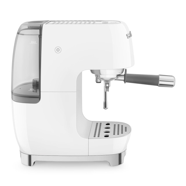 Smeg Manual Espresso Coffee Machine with Cold Brew - White