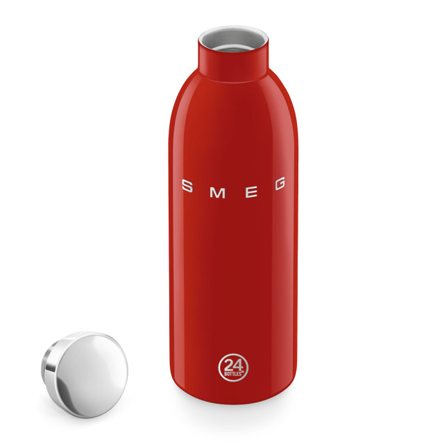 Smeg Insulated Water Bottle, 500ml - Fiery Red