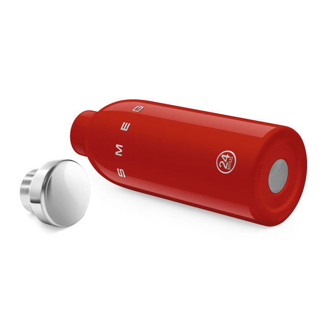 Smeg Insulated Water Bottle, 500ml - Fiery Red