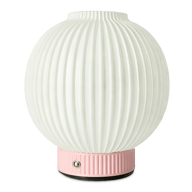 Arc & Hue Luca Round Rechargeable Lamp - Pink