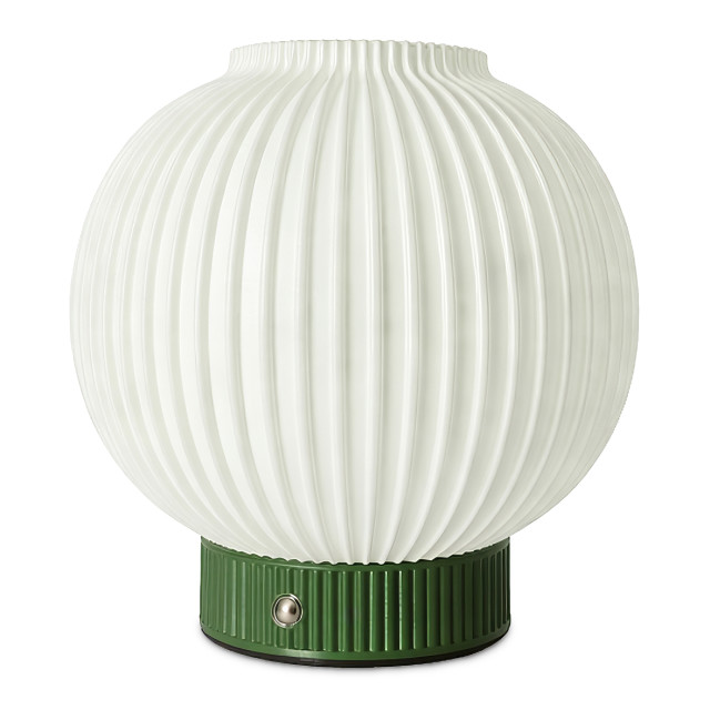 Arc & Hue Luca Round Rechargeable Lamp - Green