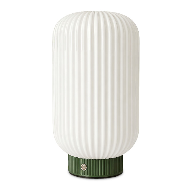 Arc & Hue Rowan Square Rechargeable Lamp - Green